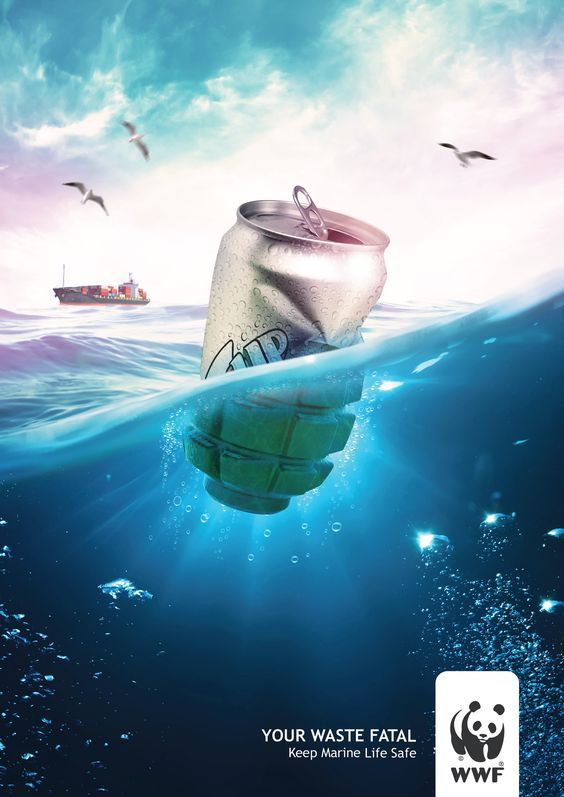 环境保护创意海报设计 用视觉语言唤醒绿色意识
